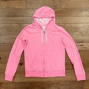 Women’s Xhilaration Vintage Y2K Florescent Pink Hooded Sweatshirt - Size M